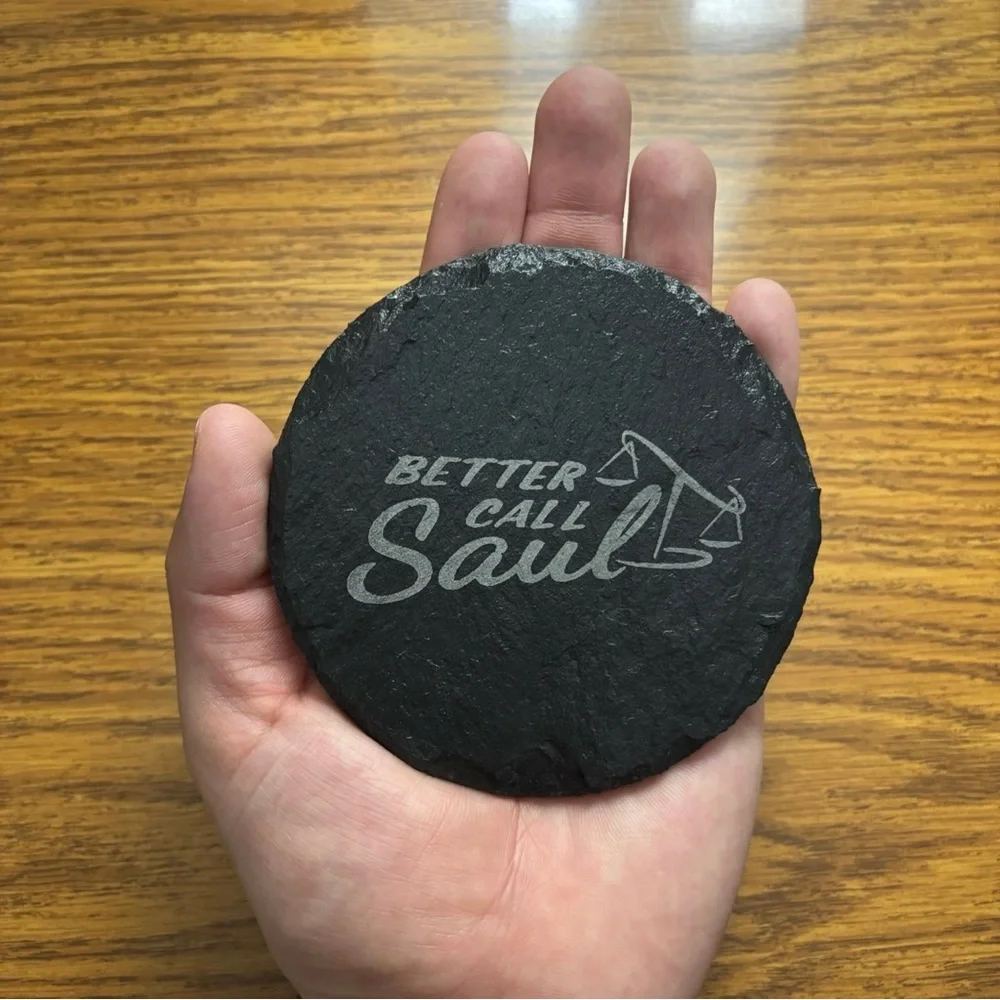 Breaking Bad Better Call Saul Laser Engraved Slate Coasters